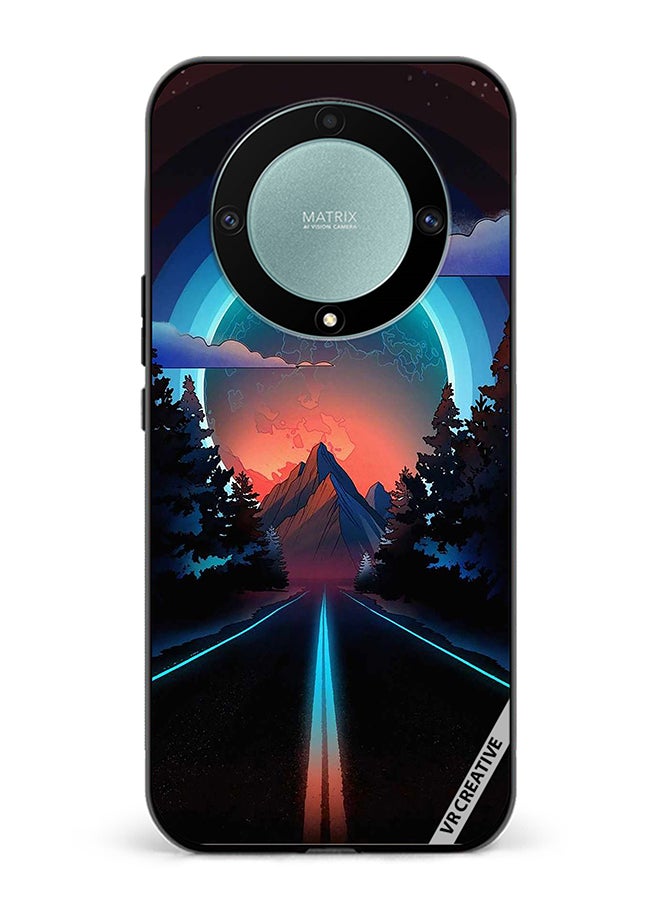 VR CREATIVE Protective Case Cover For Honor X9b Road To Paradise Design Multicolour - Image 1