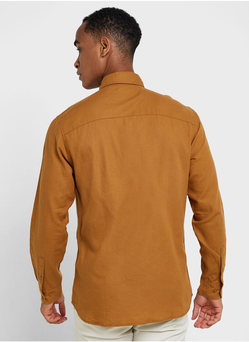 JACK & JONES - Solid Regular Fit Shirt - Image 1