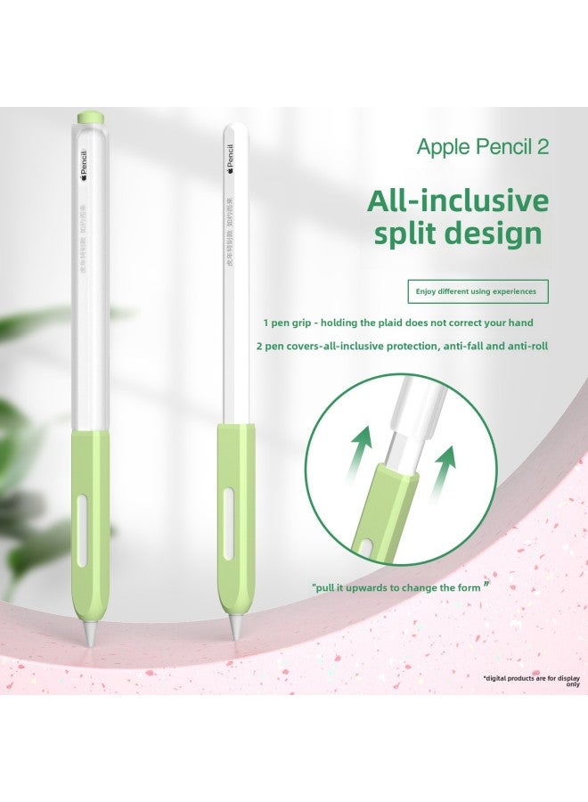 Suitable For Apple Pencil 2nd Generation Stylus Jelly Protective Case Pencil Pro Segmented Pen Case Sale-Color:Cherry Blossom Powder-Applicable Model:For Apple Penc 2nd Generation/pro - Image 4