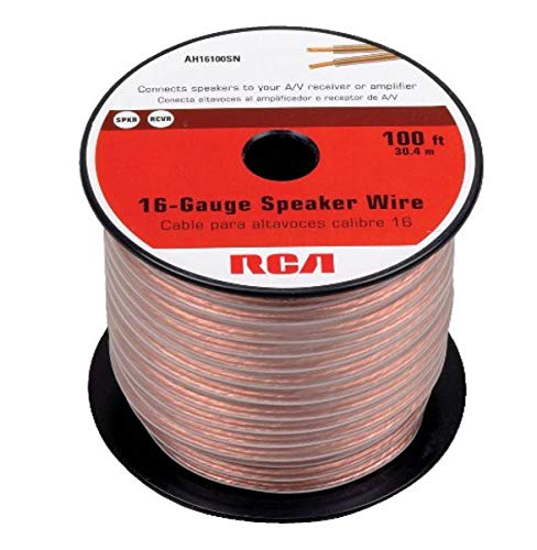 rca سلك مكبر صوت RCA AH16100SR بطول 100 قدم وقياس 16 - Image 5