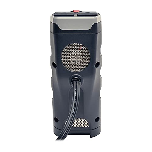 Tripp Lite 200W Car Power Inverter with 2 Outlets & 2 USB Charging Ports, Cup Holder Design, Auto Inverter (PV200CUSB),Gray - Image 3