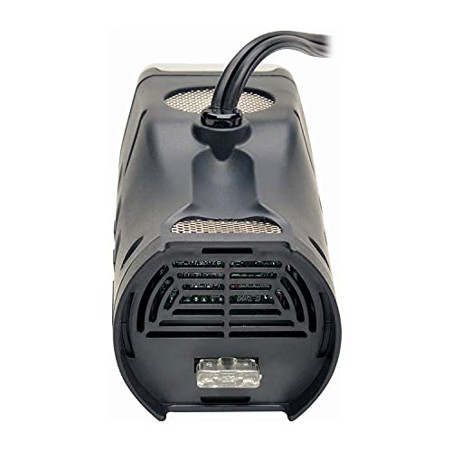 Tripp Lite 200W Car Power Inverter with 2 Outlets & 2 USB Charging Ports, Cup Holder Design, Auto Inverter (PV200CUSB),Gray - Image 4