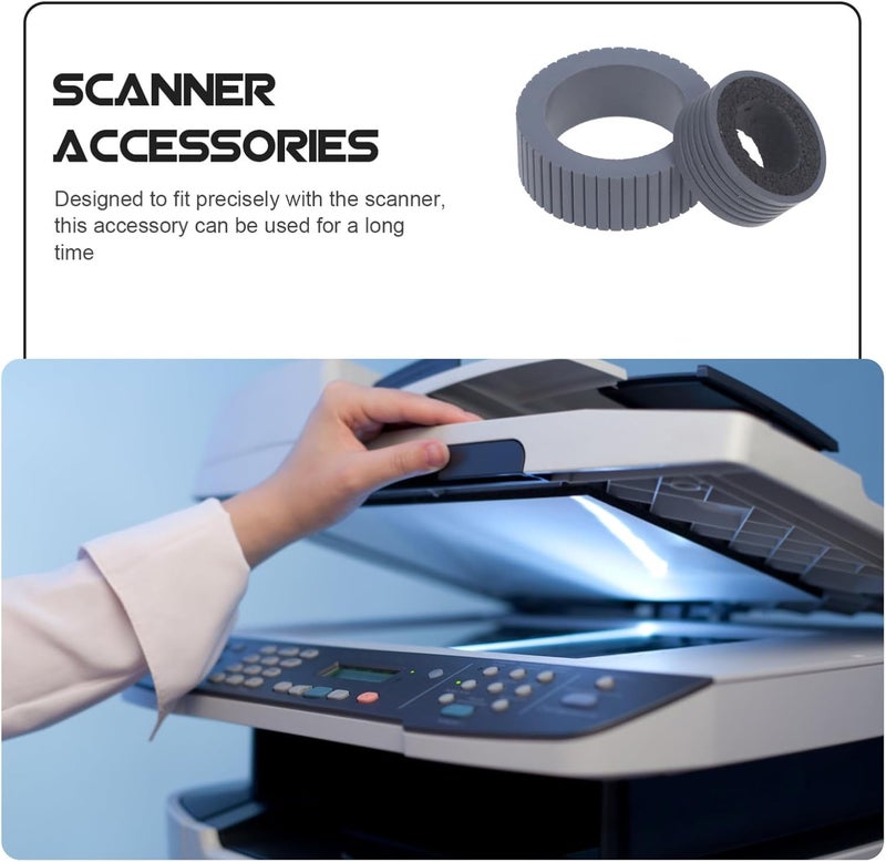 Replaceable parts Kichvoe 4pcs Scanner Pager Sorter Roller Replacement Parts for Compatible Ix1500 Ix1600 Scanner Roller Pager Accessories for Document Scanning Devices All choice modern design - Image 3