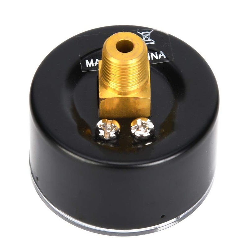 Pressure Metal Outer Box Cover Transparent Dial 0-30psi 0-2bar Back Connection Industrial - Image 5