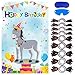 Eaezerav Pin The Tail On The Donkey Birthday Party Game with 50 Pcs Tails Large Donkey Games Poster for Kids Birthday Party Supplies - Image 2