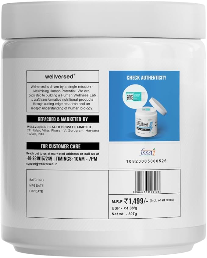 Wellcore Creatine Tropical Tango 307g Pack of 2 - Image 2