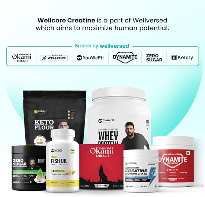 Wellcore Creatine Tropical Tango 307g Pack of 2 - Image 3