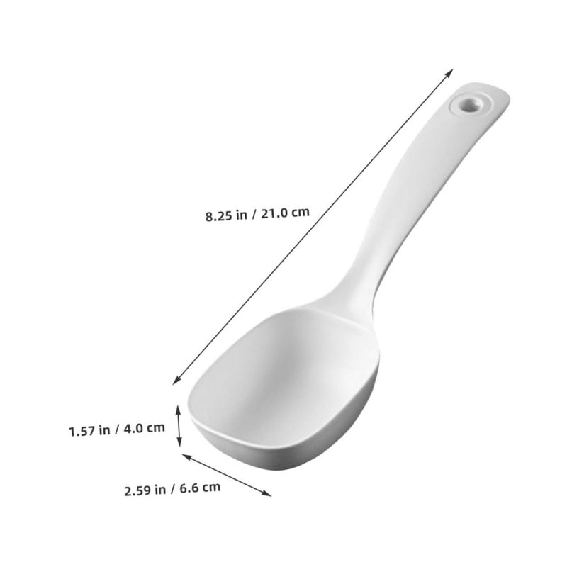4Pcs Long Handle Plastic Serving Spoons Large Soup Ladles for Kitchen and Restaurant - Image 3