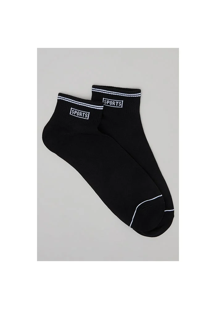 أر أند بي 3 Pack Printed Ankle Socks