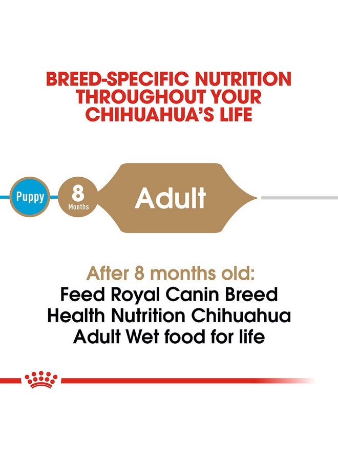 رويال كانين طعام الكلاب الرطب من رويال كانين بريد هيلث نيوتريشن تشيهواهوا للبالغين، رغيف في صلصة، علبة 3 أونصة (24 قطعة) - Image 4