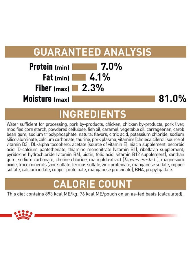 رويال كانين طعام الكلاب الرطب من رويال كانين بريد هيلث نيوتريشن تشيهواهوا للبالغين، رغيف في صلصة، علبة 3 أونصة (24 قطعة) - Image 5