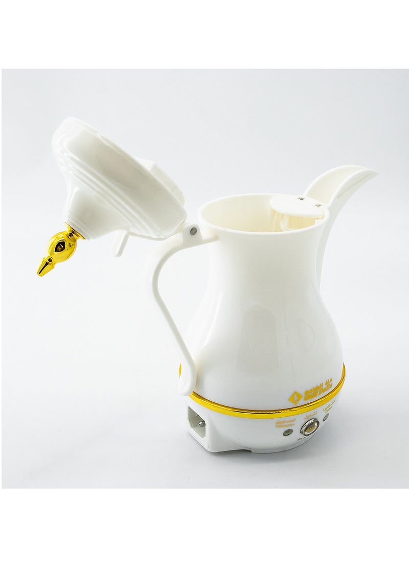 Gulf Dalla 120 Watt Car Coffee Maker with 400ml Capacity and Car Charging Power Cable Gulf Dalla GA-C91844 - White  - Image 4