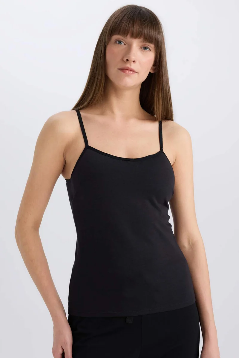 ديفاكتو Regular Fit Cotton Undershirt
