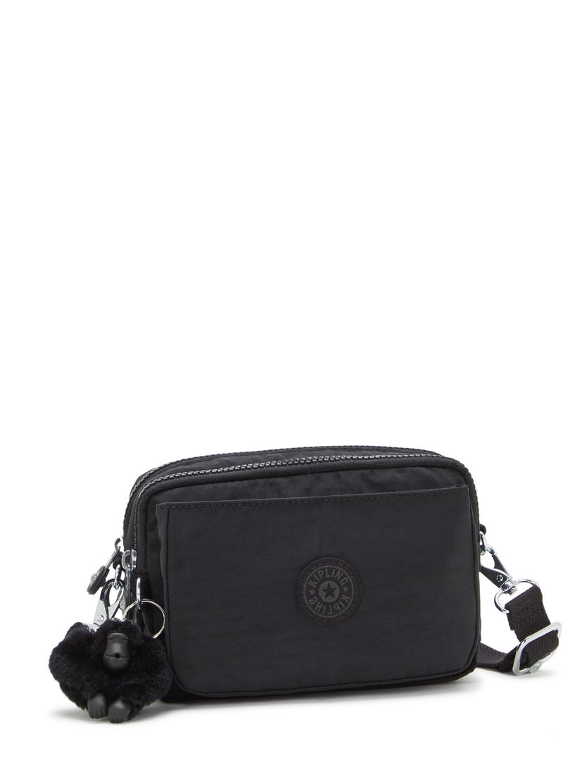 kipling - Classics Abanu Multi Mini 2-in-1 Crossbody and Bum bag Black Noir - Image 1