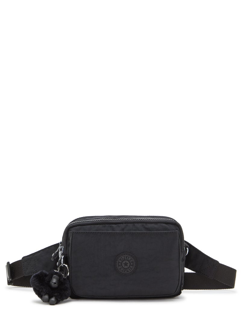 kipling - Classics Abanu Multi Mini 2-in-1 Crossbody and Bum bag Black Noir - Image 1