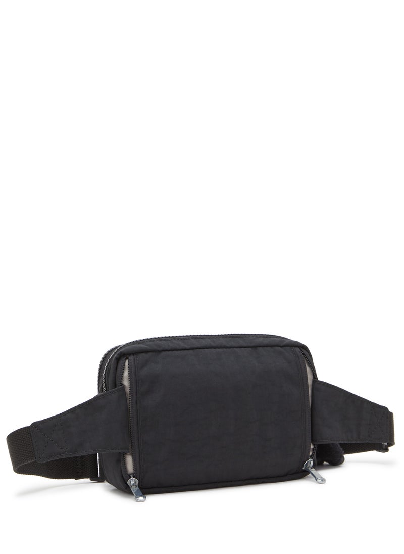 kipling - Classics Abanu Multi Mini 2-in-1 Crossbody and Bum bag Black Noir - Image 1