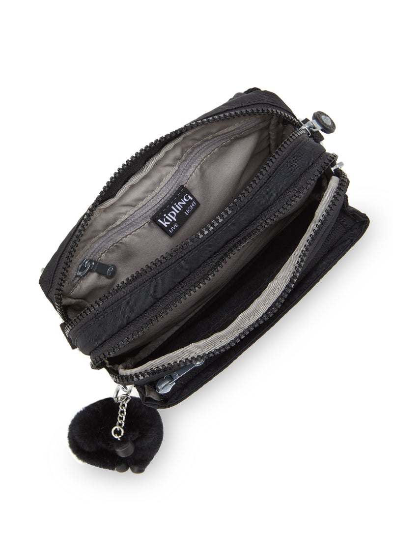 kipling - Classics Abanu Multi Mini 2-in-1 Crossbody and Bum bag Black Noir - Image 1