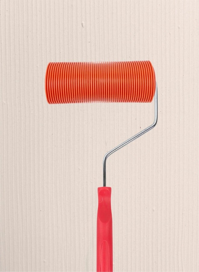Hanroy 7'' Patterned Paint Roller for Wall Decoration Classic Brick Embossing Texture Rubber Roller Decorative Household DIY Paint Art Tool for Wall Decoration - Image 1