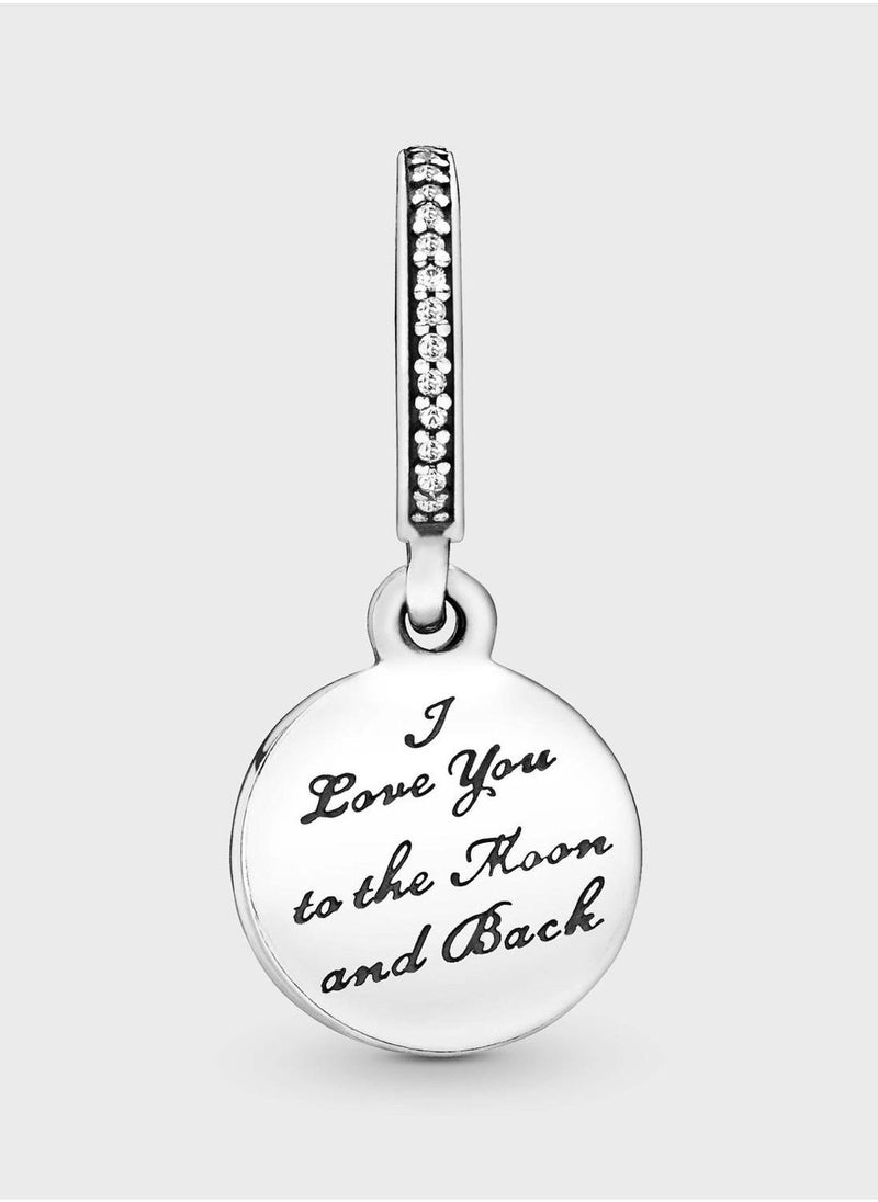 PANDORA Moon & Blue Sky Dangle Charm  - Image 2