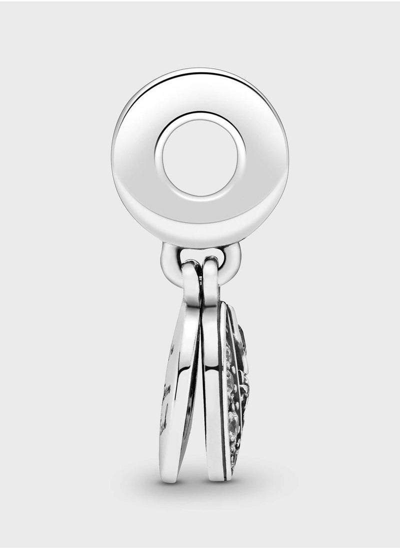 PANDORA Moon & Blue Sky Dangle Charm  - Image 3