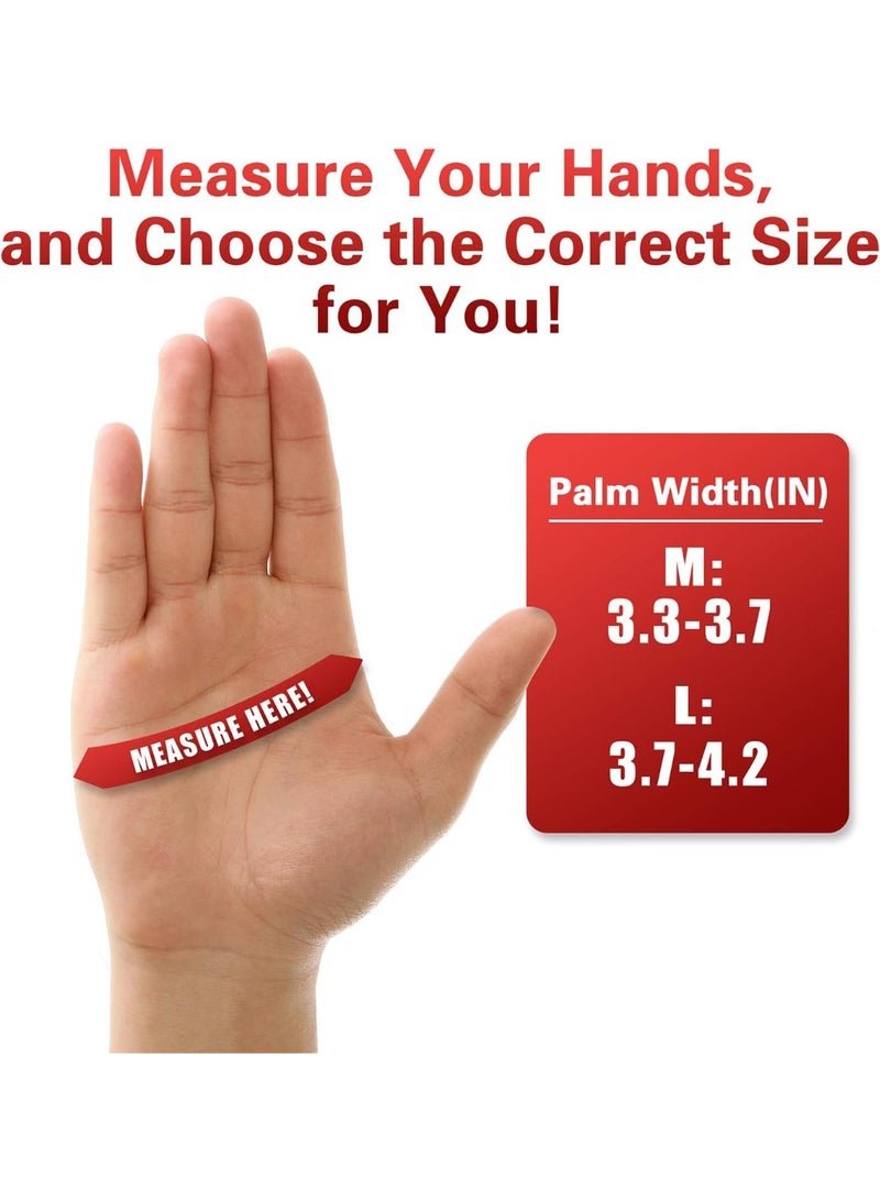 4 PCS (M+l) Cut Resistant Gloves Level 5 Protection for Kitchen, Upgrade Safety Anti Cutting Gloves for Meat Cutting, Wood Carving, Mandolin Slicing and More (Grey) - Image 3