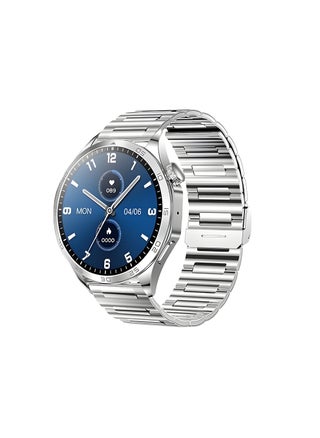 HainoTeko-4 Smart Watch, AMOLED Display, Water-Resistant Titanium Case, 3 Straps, Calls Support, and Arabic Language-SILVER - pzsku/Z56A8CC433F01C461A78DZ/45/1746881220/0067d31a-a28e-4910-b98d-c6ecb4c77677