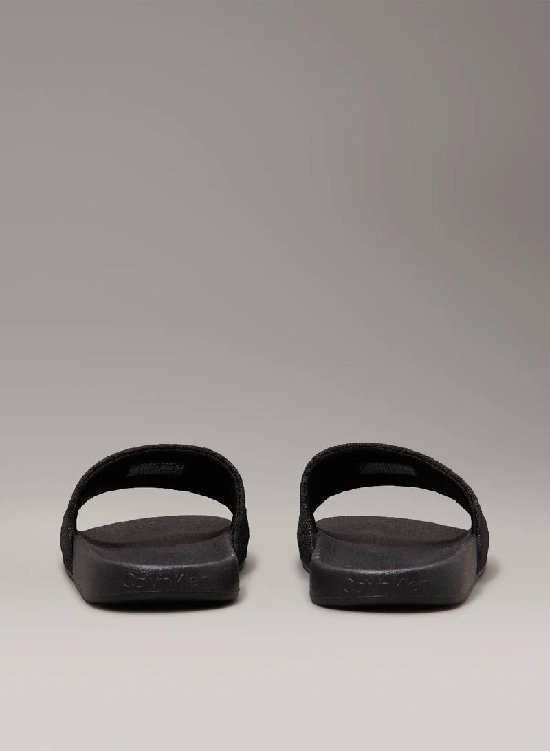 CALVIN KLEIN Logo Jacquard Sliders - Image 4