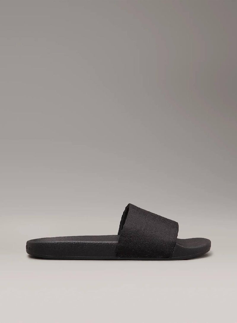 CALVIN KLEIN Logo Jacquard Sliders - Image 1