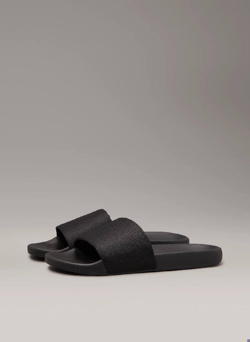 CALVIN KLEIN Logo Jacquard Sliders - Image 2