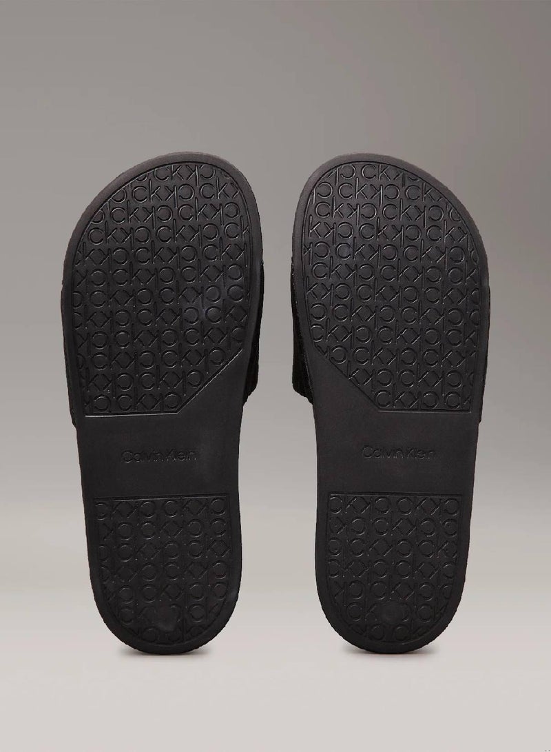 CALVIN KLEIN Logo Jacquard Sliders - Image 5