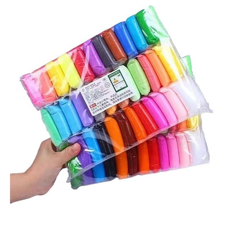 36 PCS Air Dry Clay,Colorful Children Modeling Soft Clay with Tools,Creative Art DIY Crafts,Perfect Gifts for Kids.