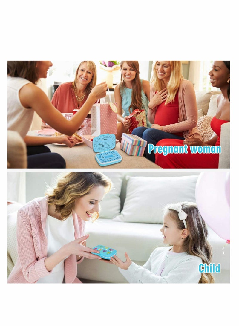 Excefore صندوق حفظ أسنان الطفل، صندوق تنظيم حفظ الأسنان للأطفال، صندوق الأسنان للأطفال في هدية تذكارية (ولد) - Image 3