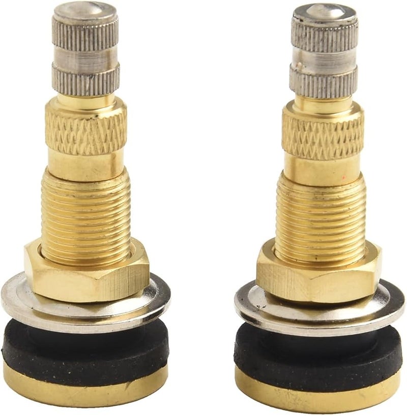 Tubeless Tire Valve Stem 5 8 Inch 16mm Rim Hole Agricultural Tractor Truck 2 Pack - Image 1