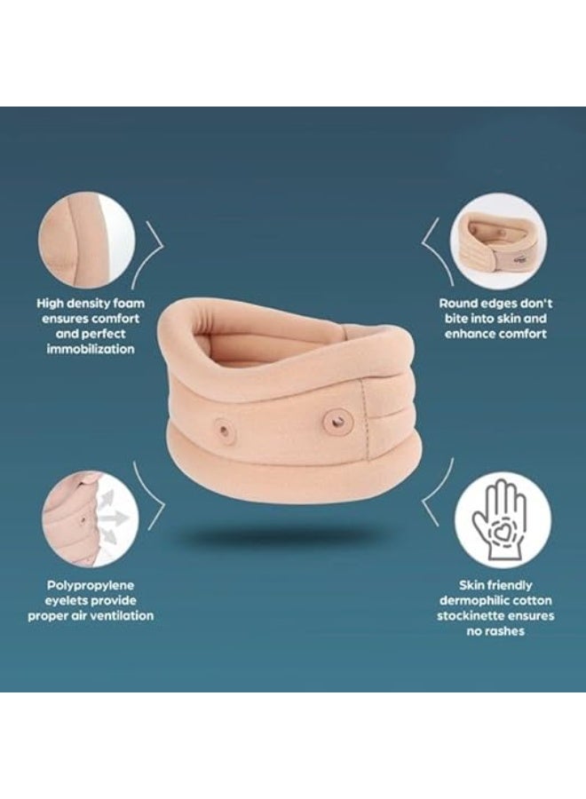 Soft Medical Neck Support Collar - Gentle Stabilization & Superior Comfort - Ideal for Tension Relief & Daily Use - Image 4