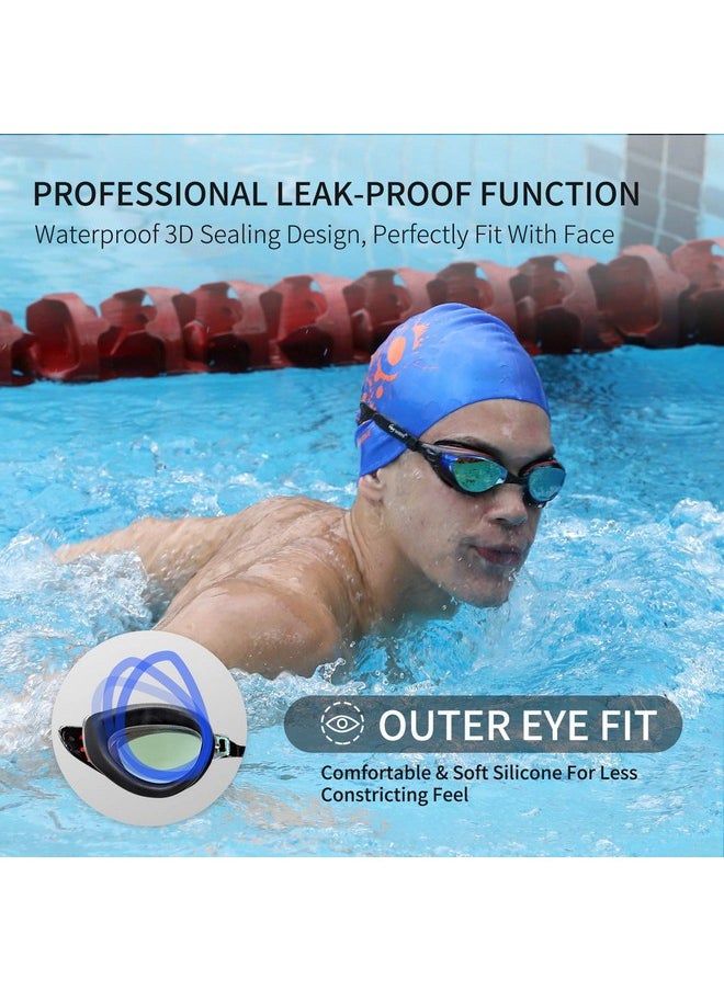 Wave Nearsighted Swim Goggles Shortsighted Optical Swimming Goggles No Leaking Anti Fog Uv Protection For Adult Men Women Youth  - Image 5