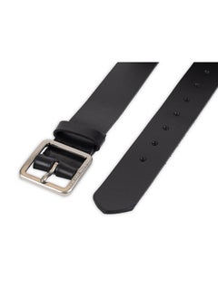 Levi's Women'S Casual Square Center Bar Buckle Belt Black Elevated Medium  - Image 4