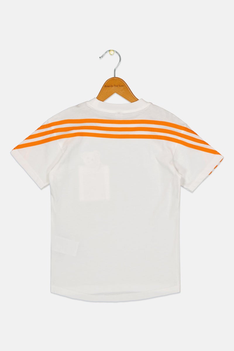 Adidas X Disney Kids Boy Graphic Print Short Sleeve Outdoor T-Shirt, White - Image 2