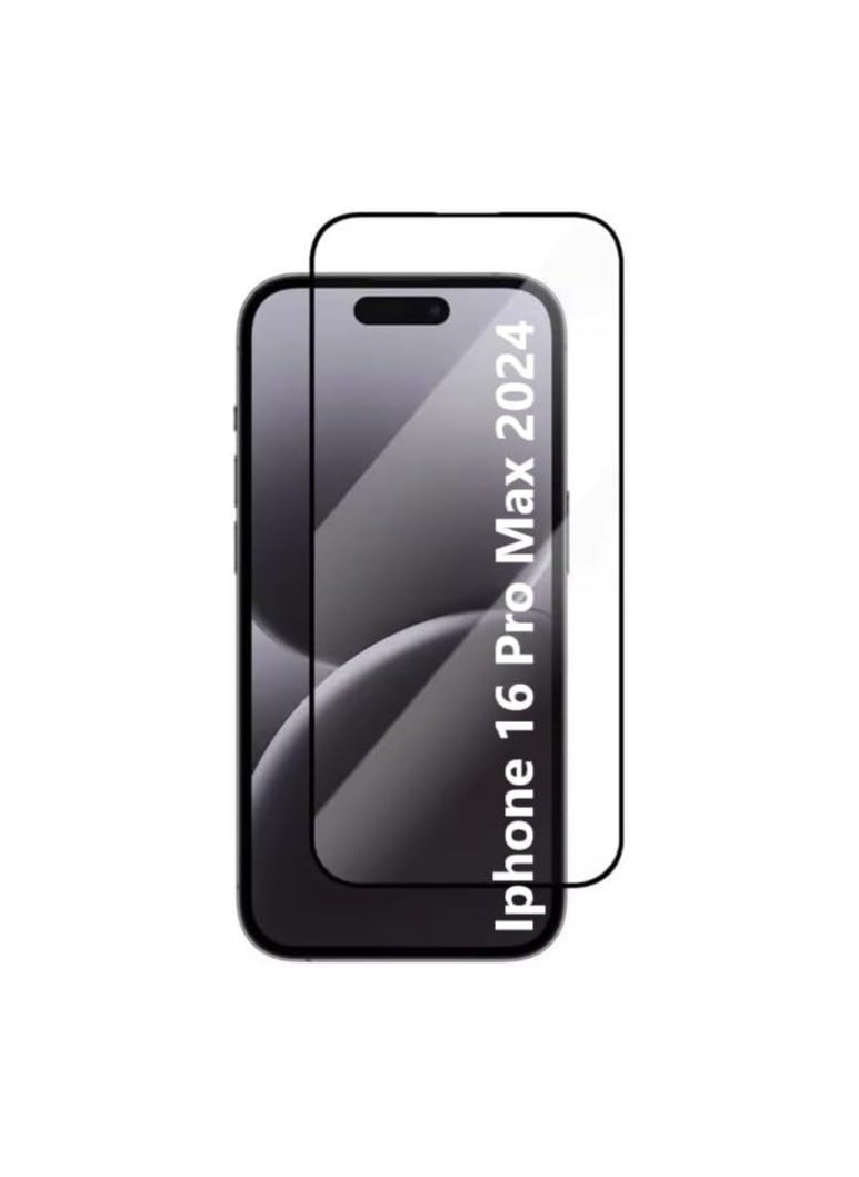 OMAKSS - Iphone 16 Pro Max Screen Protector, Tempered Glass [Full Adhesive][Full Coverage] [Bubble-Free] [Anti Scratch] HD Clear High Responsive Screen Protector for Iphone 16 Pro Max 2024 - Image 1