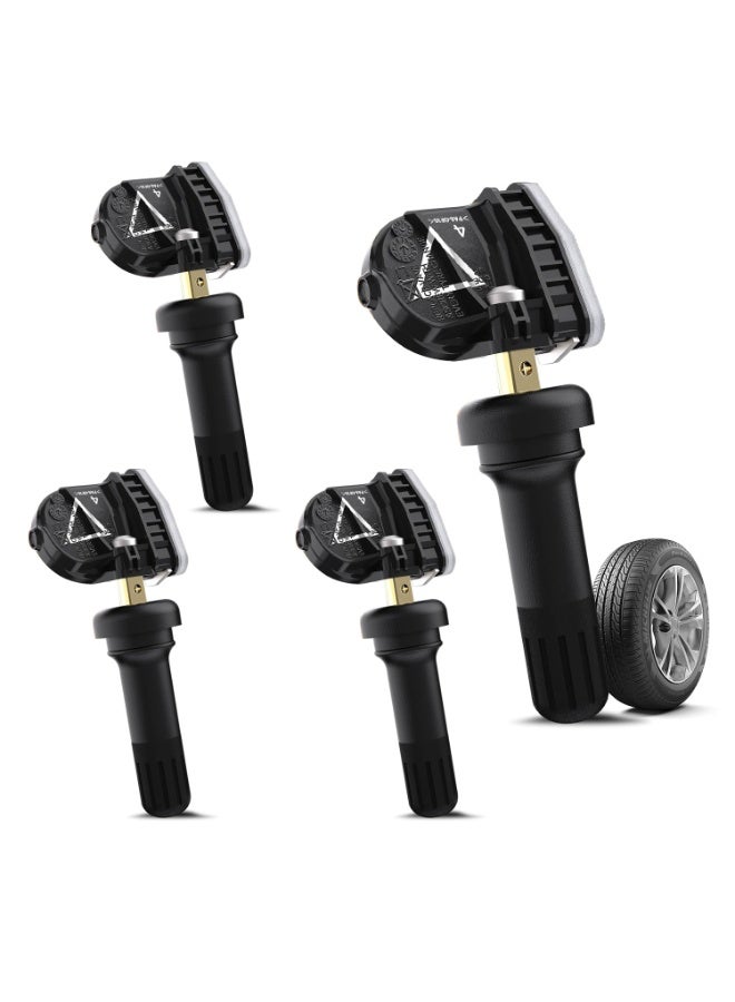 4-Pack TPMS Sensor 433MHz for GM Vehicles, Compatible with Buick GMC Chevrolet Cadillac, Replaces 13598773 - Image 1