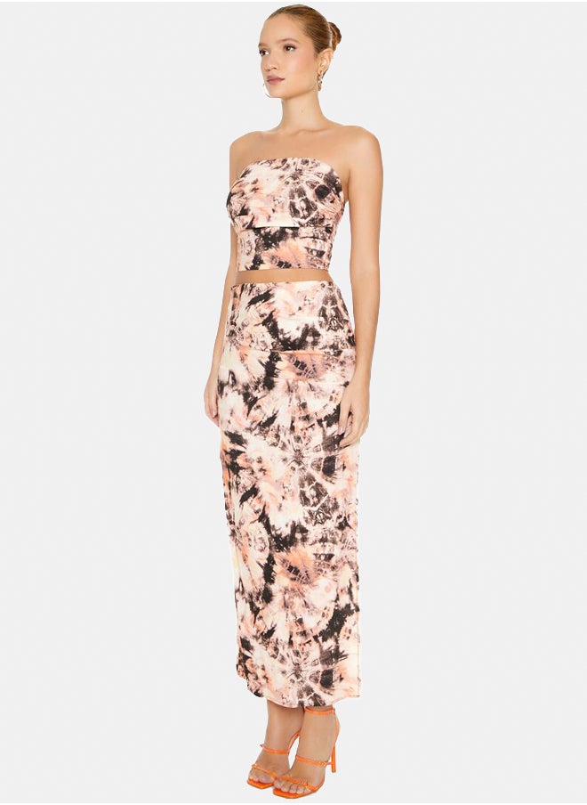 FOREVER 21 Tie-Dye Tube Top & Maxi Skirt Set  - Image 3