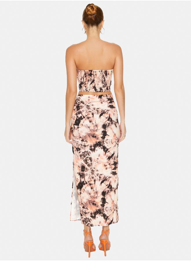 FOREVER 21 Tie-Dye Tube Top & Maxi Skirt Set  - Image 2