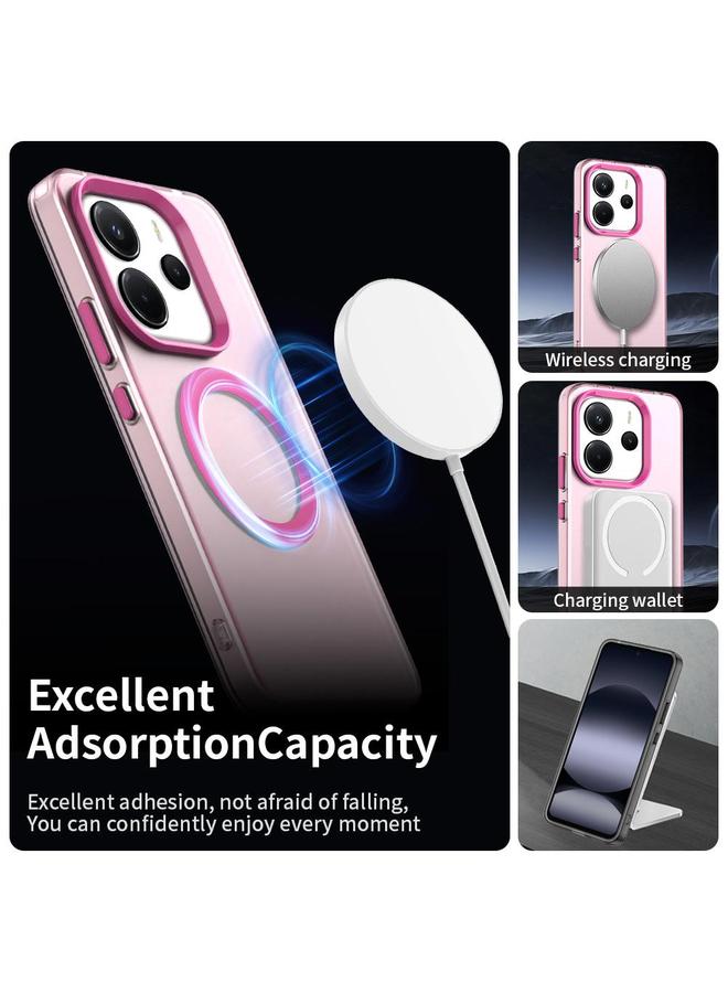 اس-توب جراب لهاتف Redmi Note 14 4G مقاس 164.84 مم من Candy Magsafe PC Hybrid TPU - Image 3