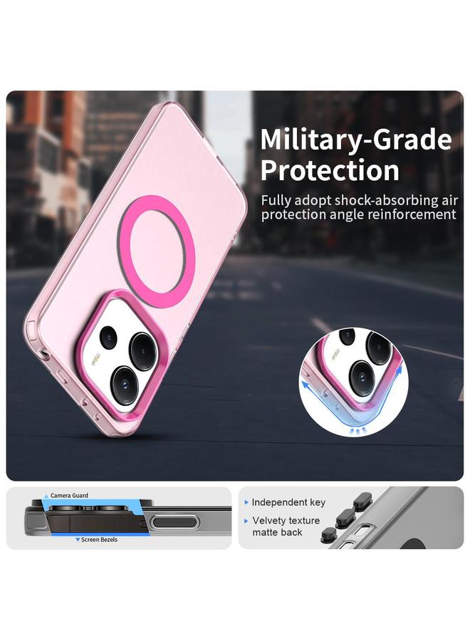 اس-توب جراب لهاتف Redmi Note 14 4G مقاس 164.84 مم من Candy Magsafe PC Hybrid TPU - Image 2