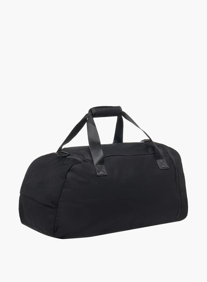 Kappa Black Logo Print Duffle Bag with Detachable Strap  | Best Price UAE
