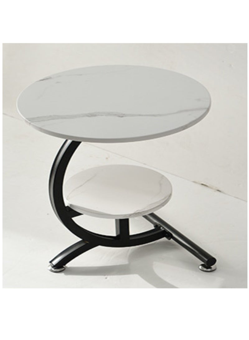 عربست طاولة جانبية، طاولة قهوة، طاولة جانبية مزدوجة، طاولة شاي جانبية من الرخام، أريكة، حامل مجلات بجانب السرير، تستخدم لغرفة النوم، غرفة المعيشة، طاولة جانبية زاوية، طاولة قهوة جانبية، طاولة قهوة لغرفة المعيشة - Image 1