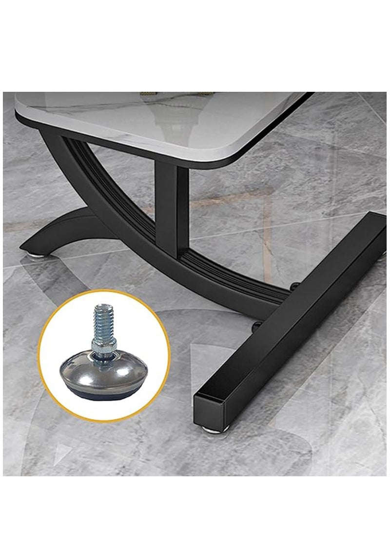 عربست طاولة جانبية، طاولة قهوة، طاولة جانبية مزدوجة، طاولة شاي جانبية من الرخام، أريكة، حامل مجلات بجانب السرير، تستخدم لغرفة النوم، غرفة المعيشة، طاولة جانبية زاوية، طاولة قهوة جانبية، طاولة قهوة لغرفة المعيشة - Image 3