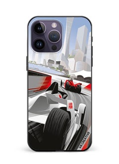 Protective Case Cover For Apple iPhone 15 Pro Max F1 Car Racing Design Multicolour