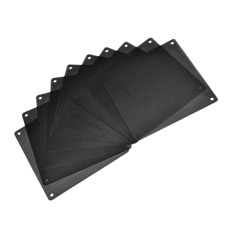 Black PVC Mesh Cooler Fan Cover For Computer Chassis And Electronic Devices 3 Pack - Image 4
