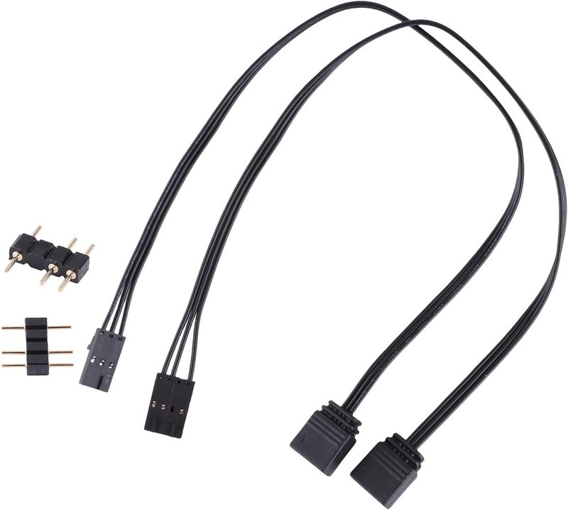 كابل محول لوحدة تحكم Corsairs QL LL120 ICUE RGB إلى ARGB Expanion Lighting، قابل للتعديل - Image 1