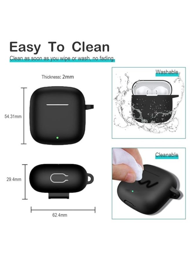 NIBEMINENT Protective Silicone Case for Huawei Freebuds Se 2   with Keychain Cover (Green)  - Image 4